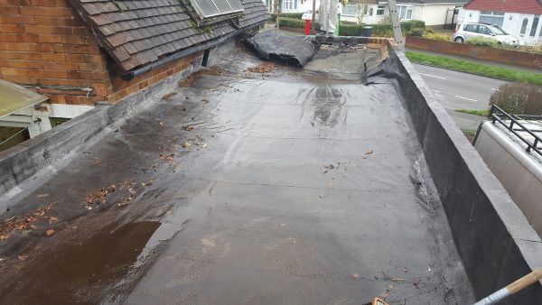 Permaroof-Portsmouth Flat Rubber Roof Before Replacement